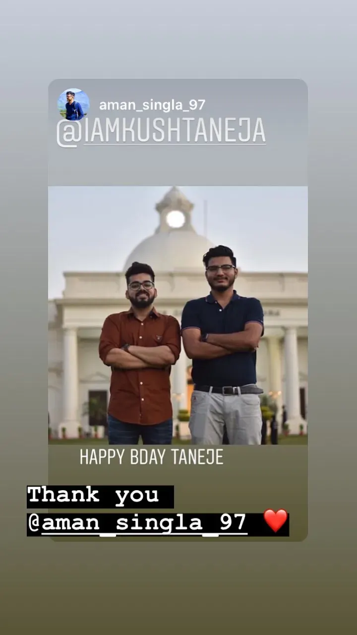 Thank you @aman_singla_97 ❤️