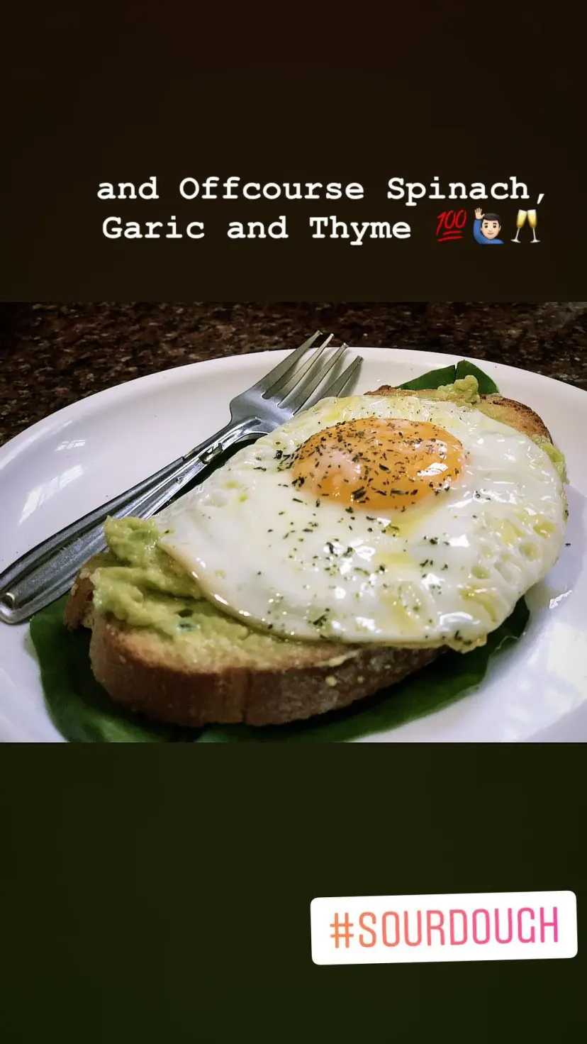 and Offcourse Spinach, Garic and Thyme 💯🙋🏻‍♂️🥂