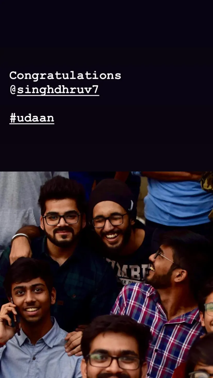 Congratulations
@singhdhruv7
#udaan
