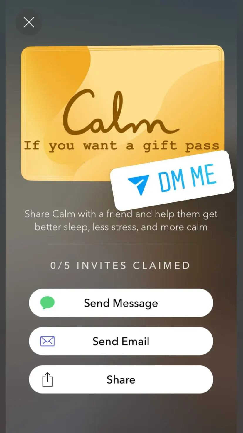 If you want a gift pass