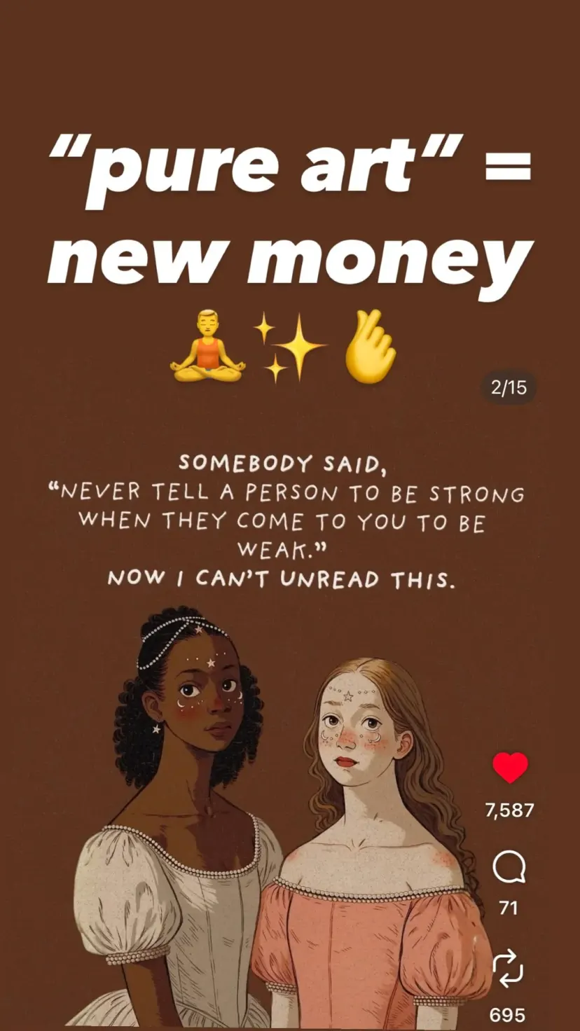 “pure art” =
new money
🧘‍♂️✨🫰