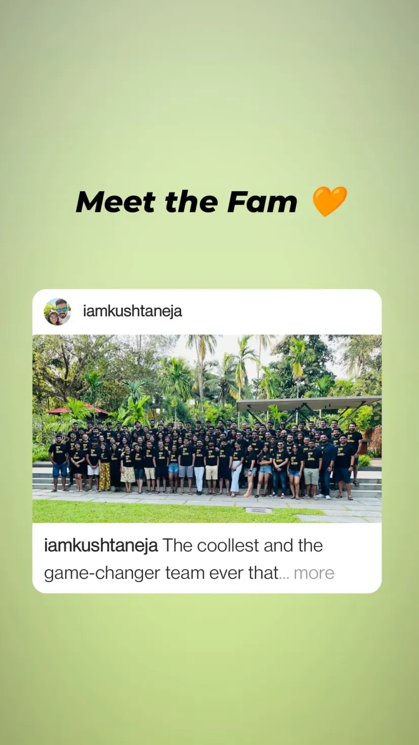 Meet the Fam 🧡