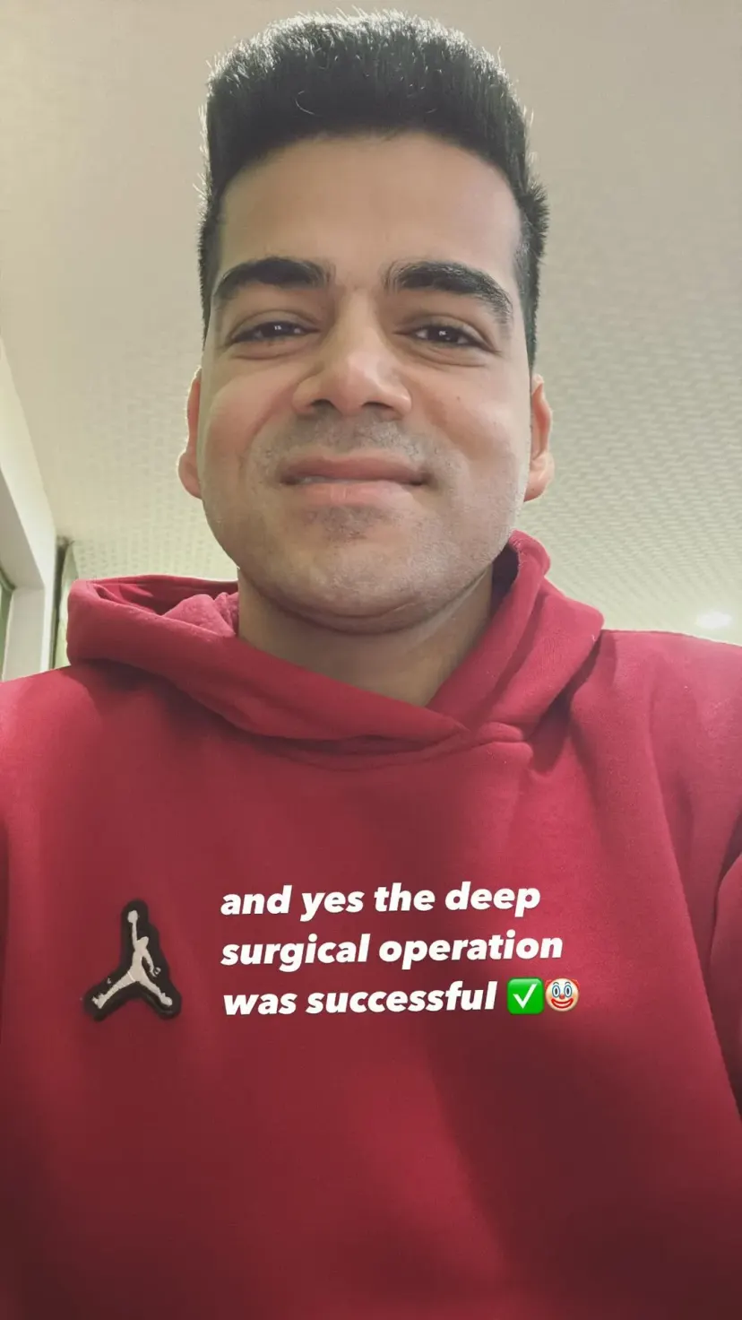 and yes the deep surgical operation was successful ✅🤡