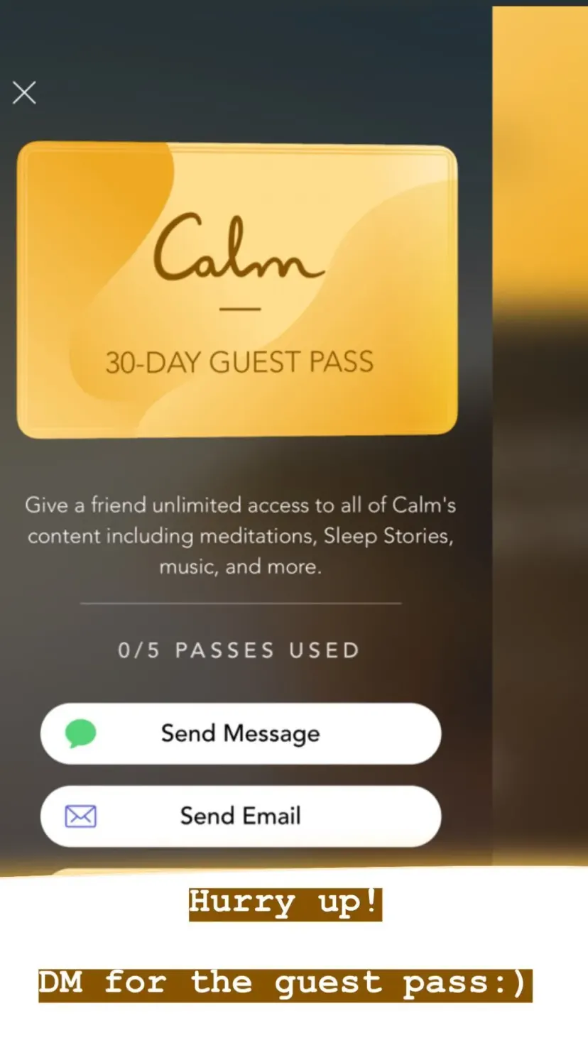 Hurry up!

DM for the guest pass:)