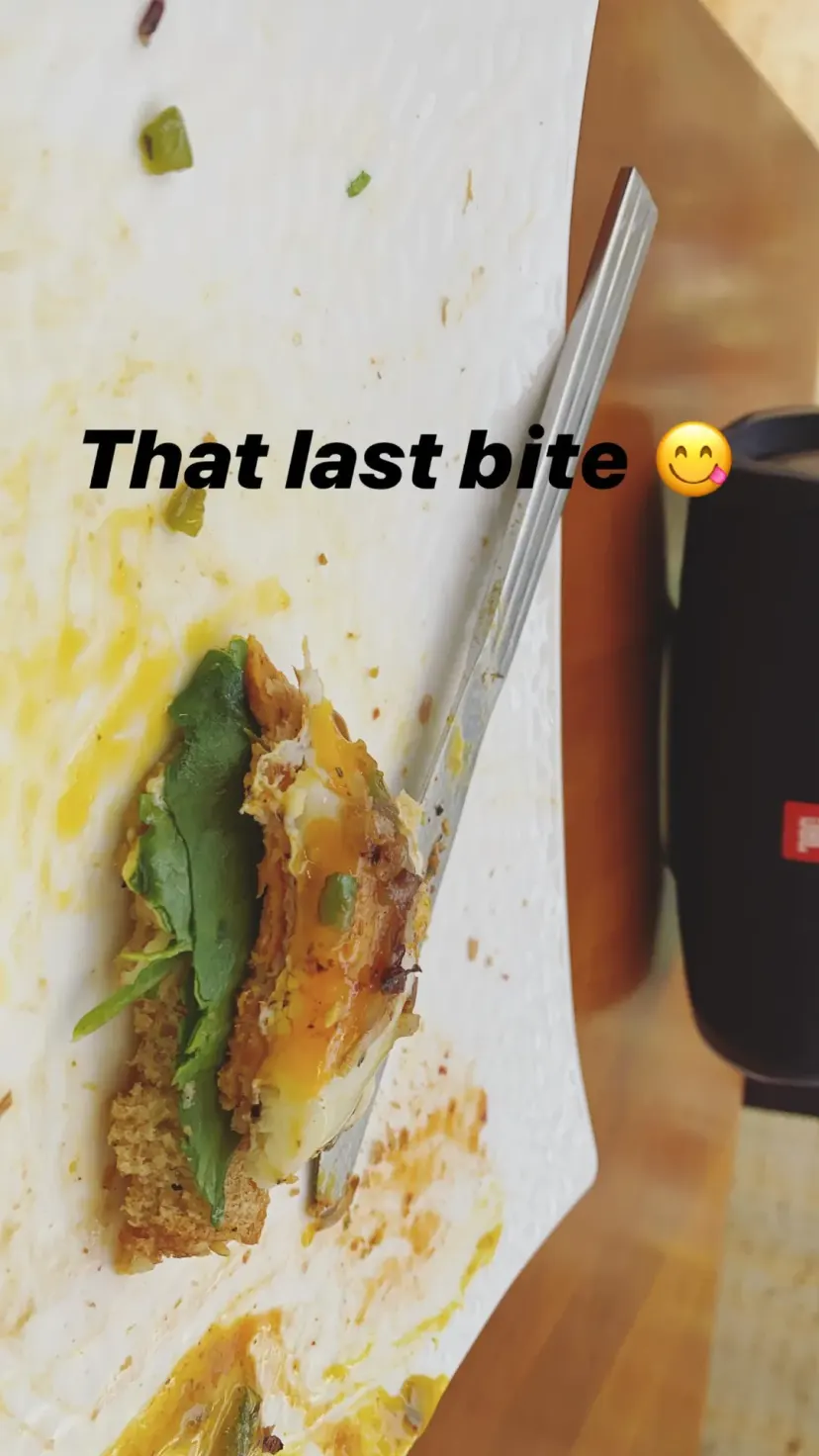 That last bite 😋