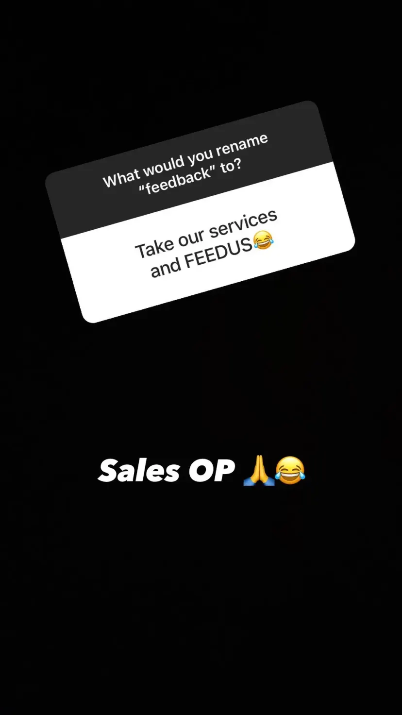 Sales OP 🙏😂