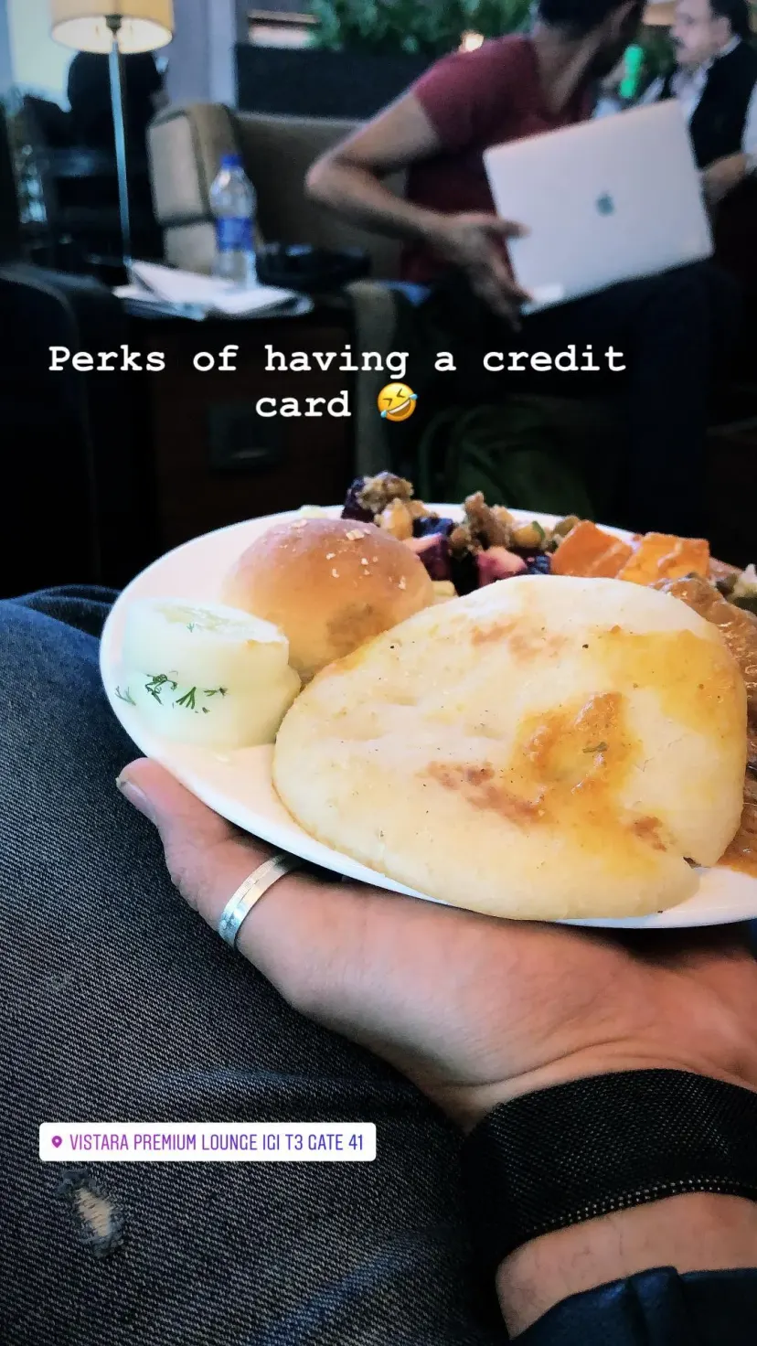 Perks of having a credit card 🤣