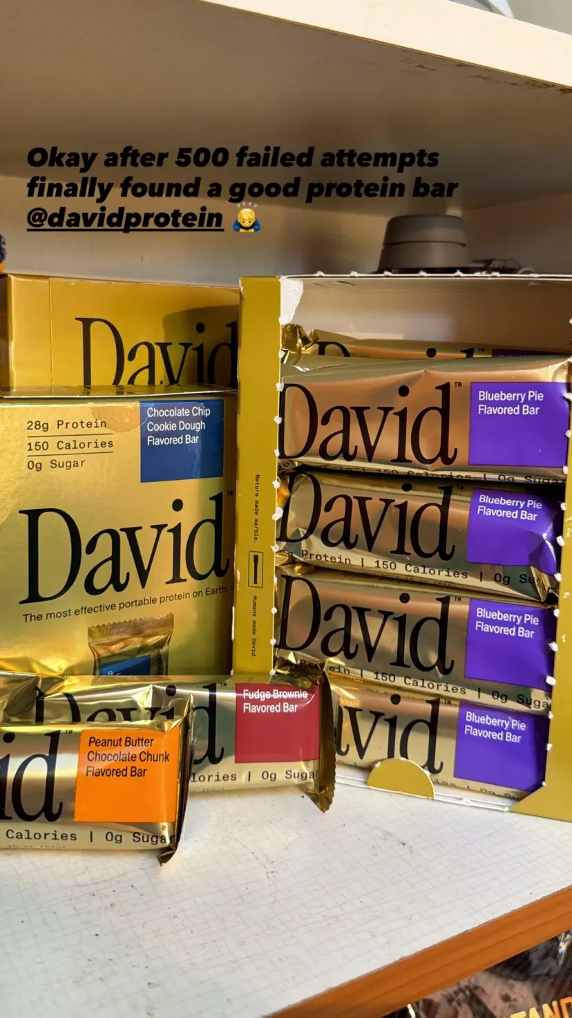 Okay after 500 failed attempts
finally found a good protein bar @davidprotein 🙇‍♂️