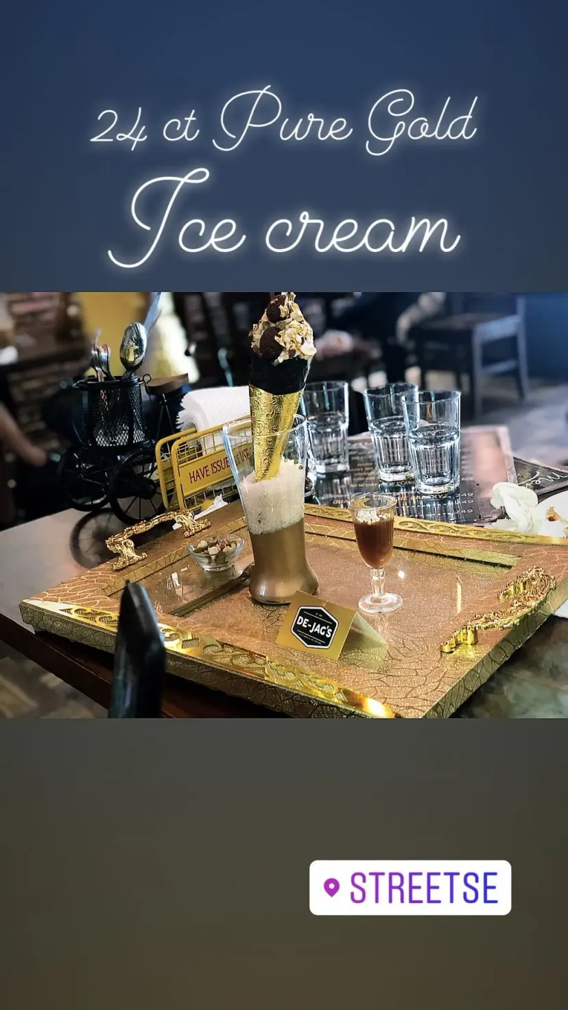 Ice cream 24 ct Pure Gold
