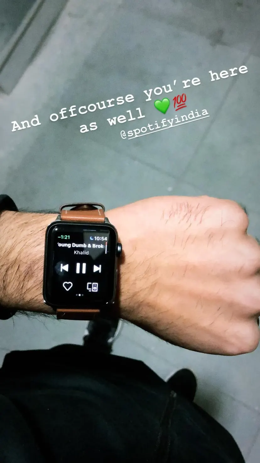 @spotifyindia  And offcourse you’re here as well 💚💯