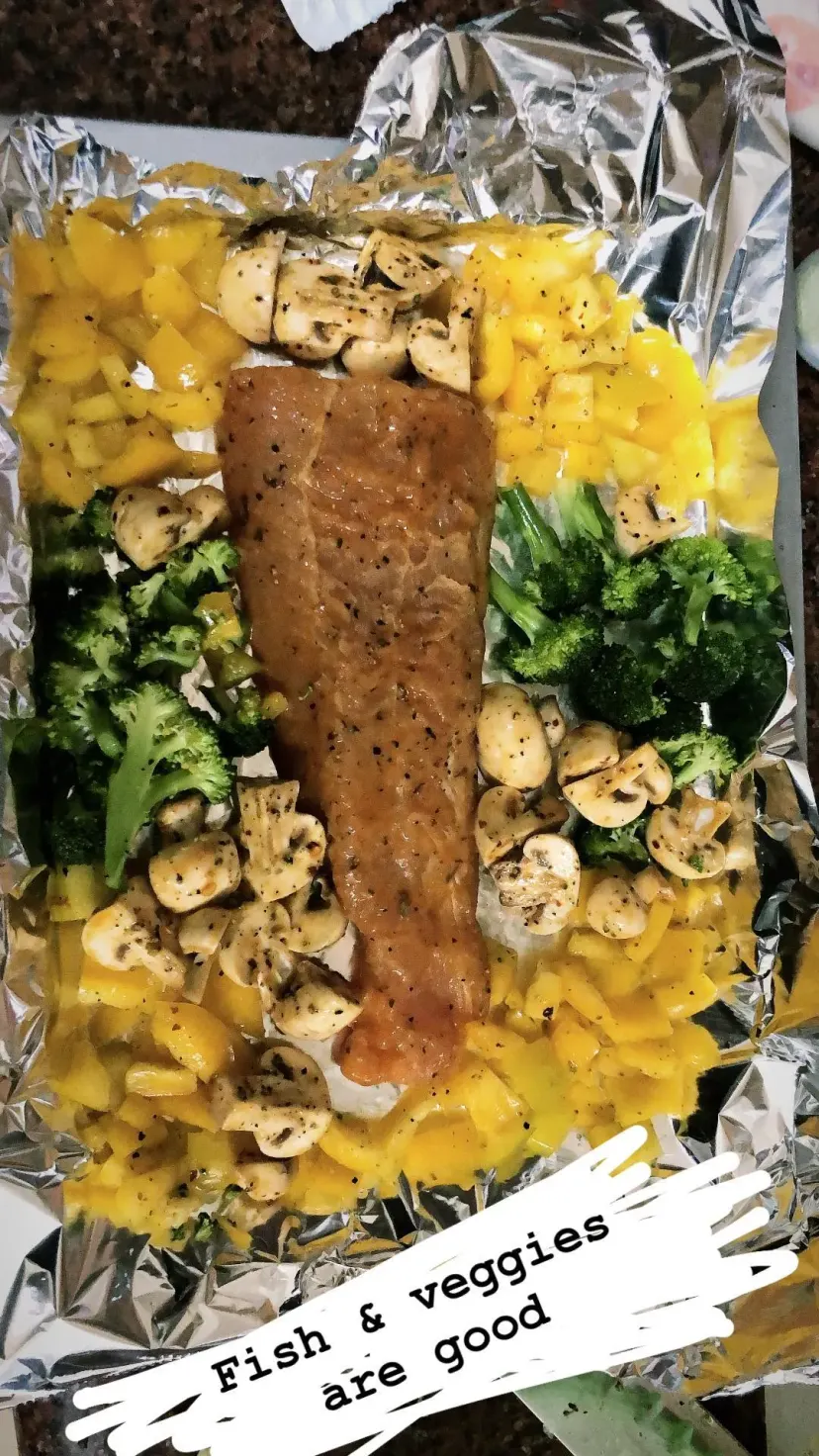 Fish & veggies
are good