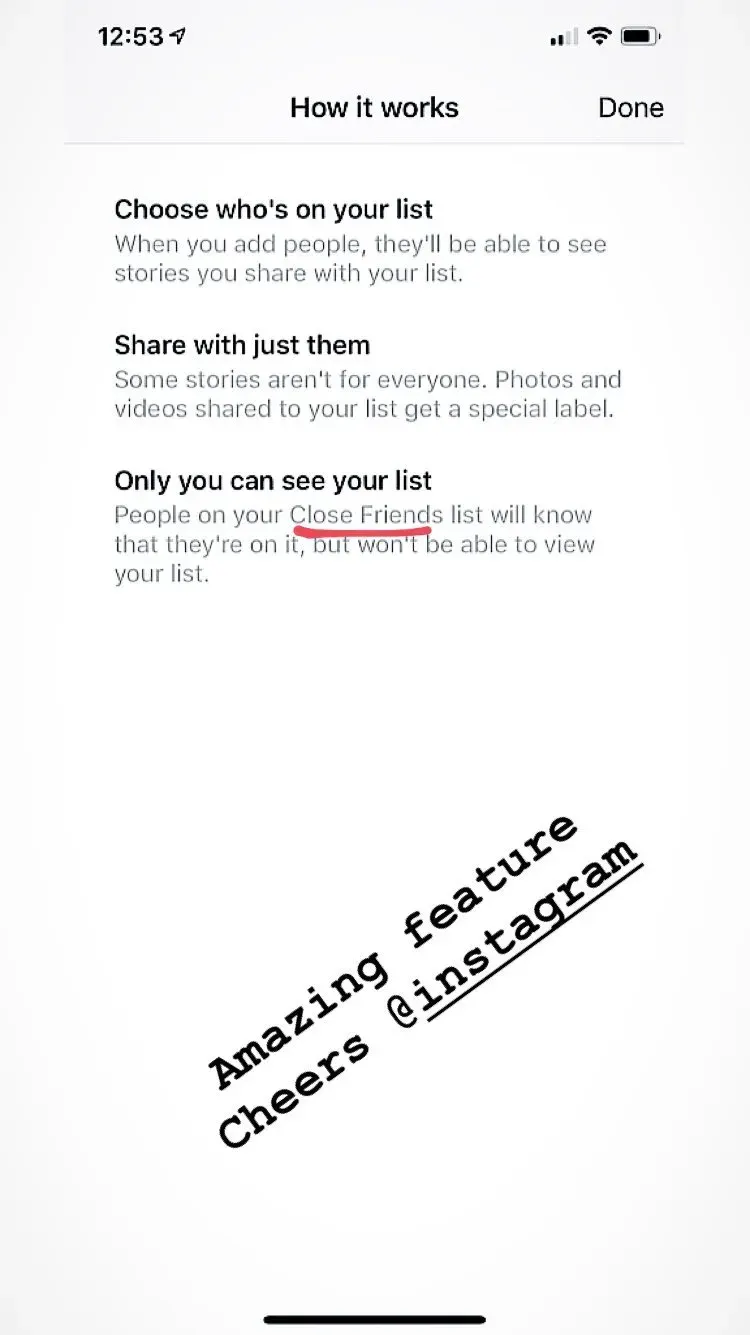 Amazing feature
Cheers @instagram