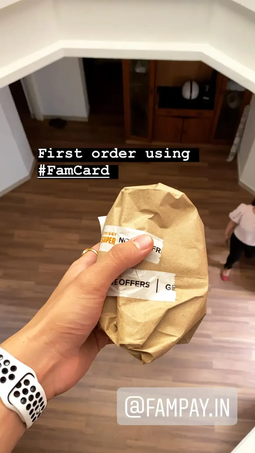 First order using #FamCard