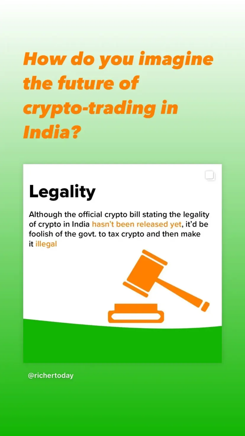How do you imagine the future of
crypto-trading in India?