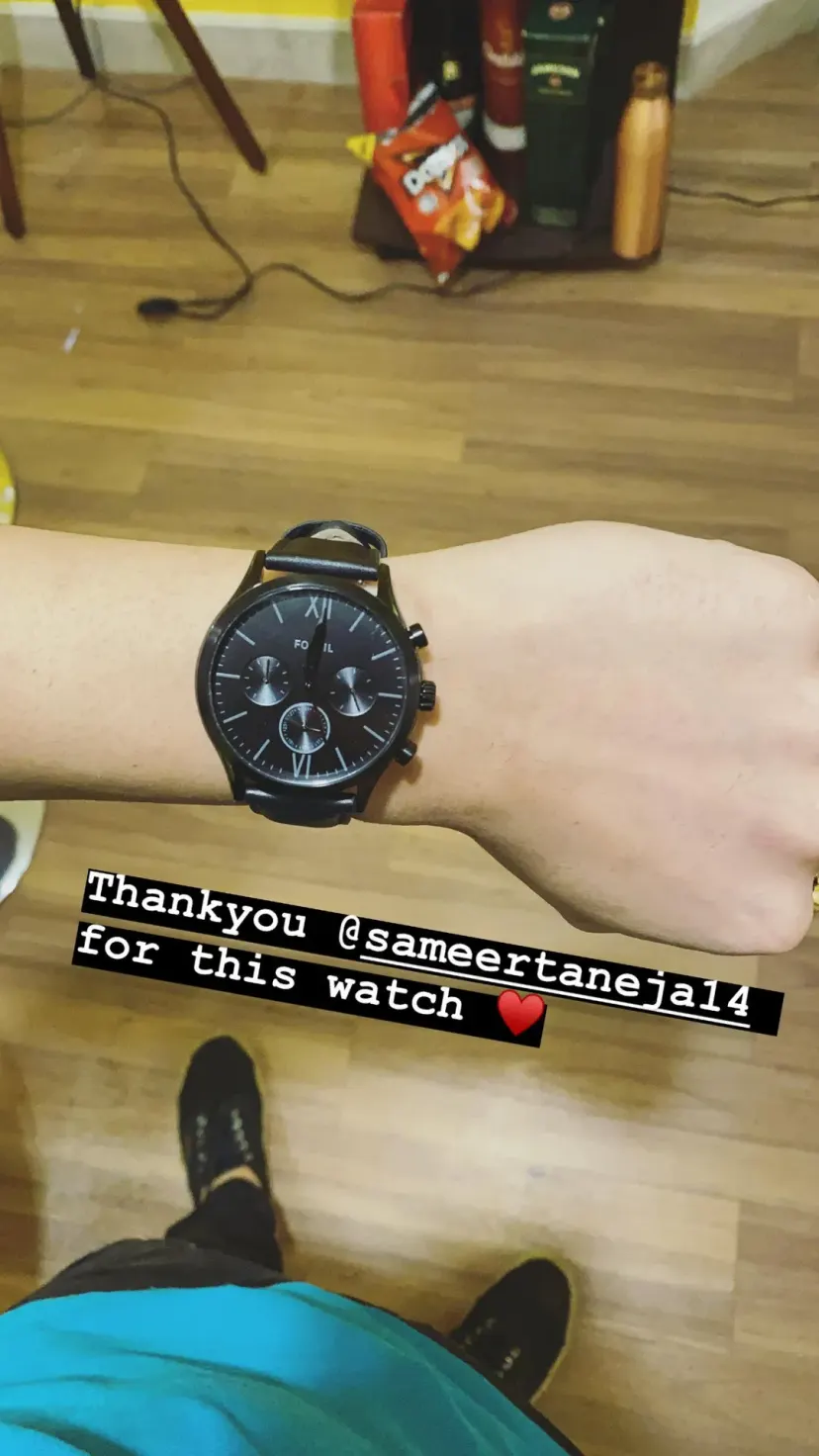 Thankyou @sameertaneja14 for this watch ♥️