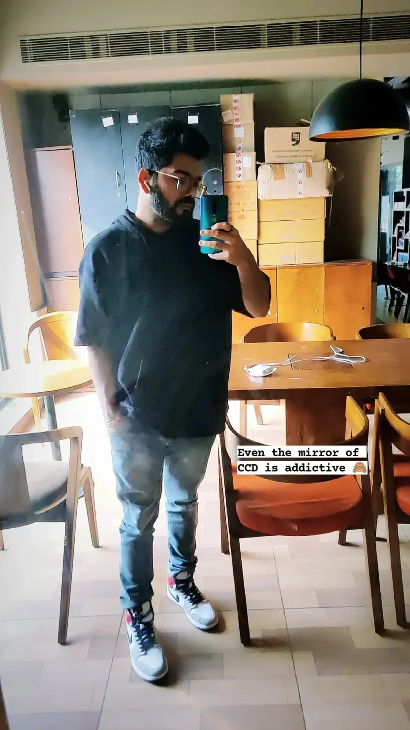 Even the mirror of
CCD is addictive 🙈