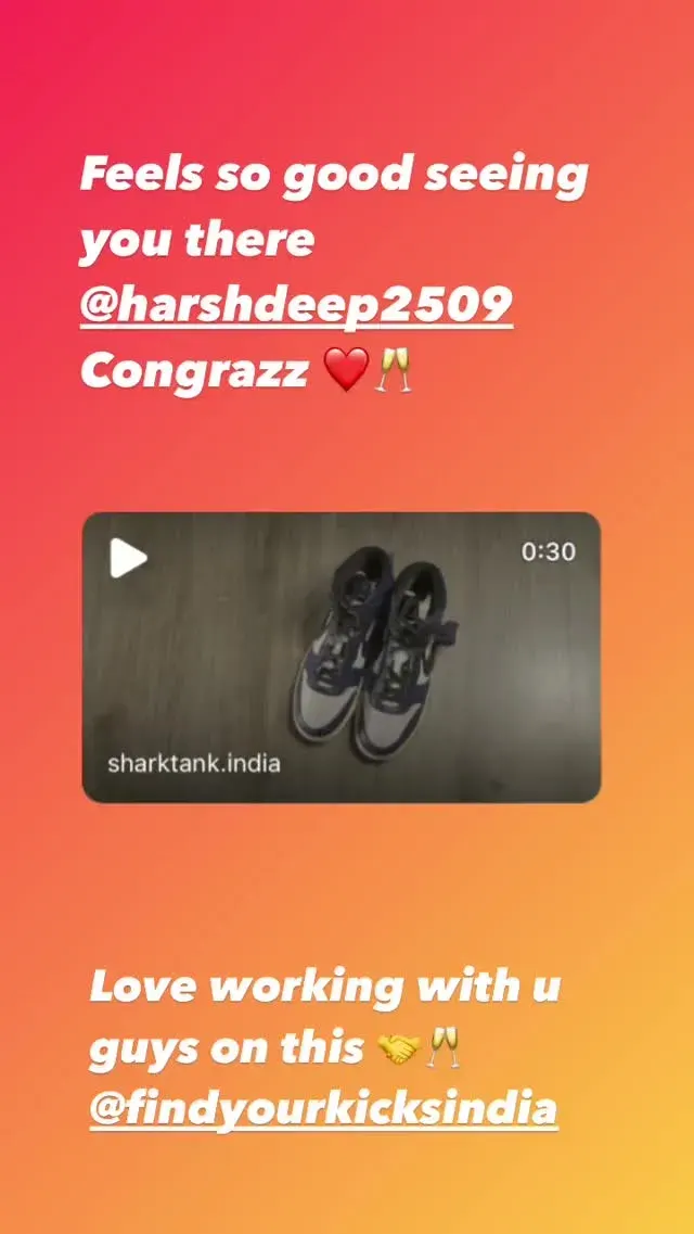 Feels so good seeing you there
@harshdeep2509
Congrazz ❤️🥂
 Love working with u guys on this 🤝🥂
@findyourkicksindia
