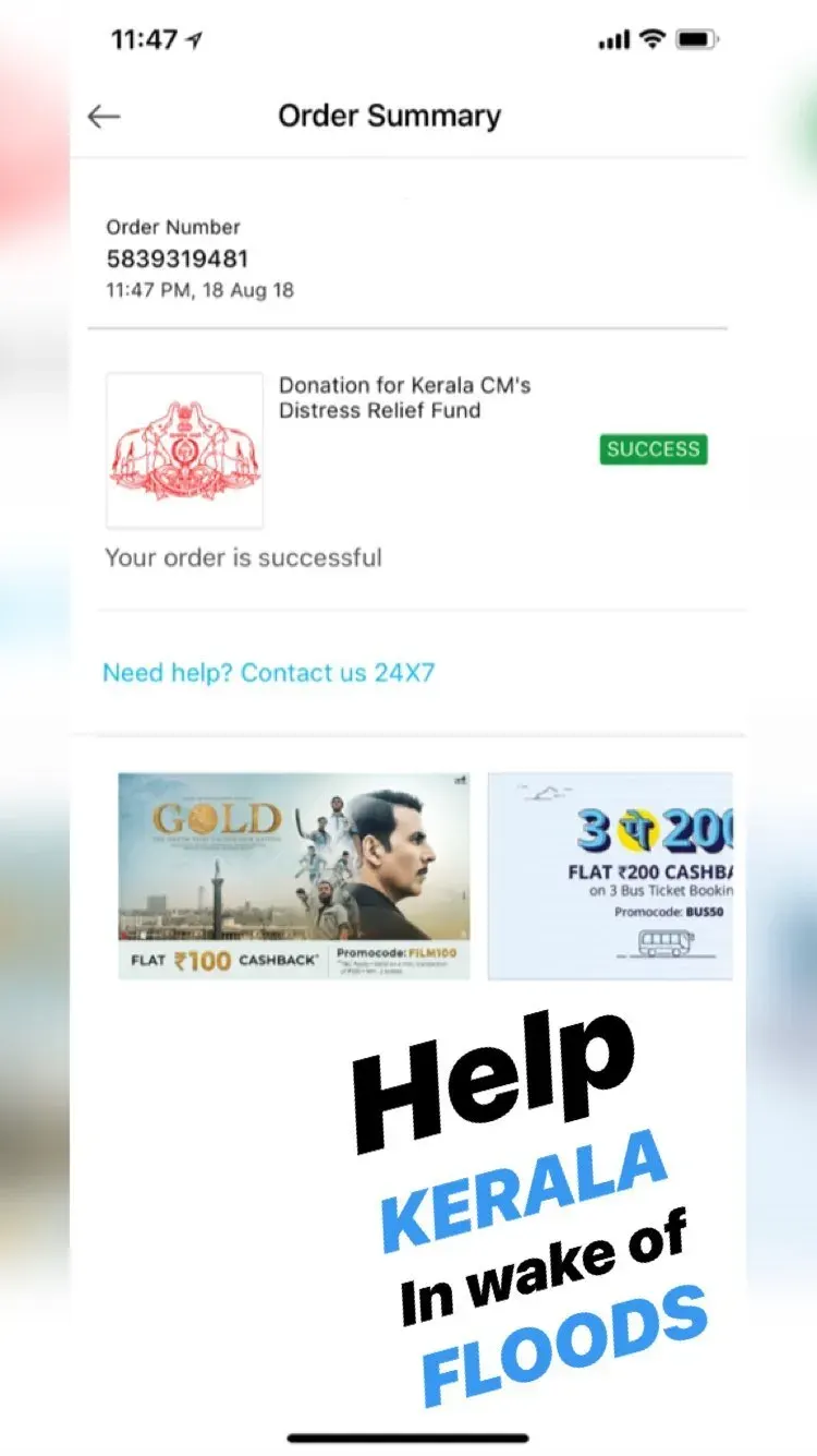 Help
KERALA
In wake of
FLOODS