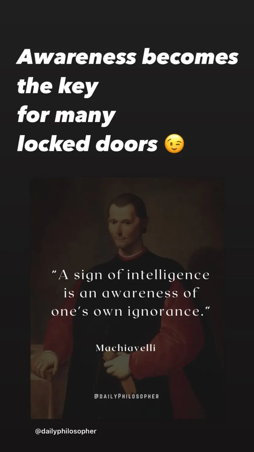 Awareness becomes
the key
for many
locked doors 😉